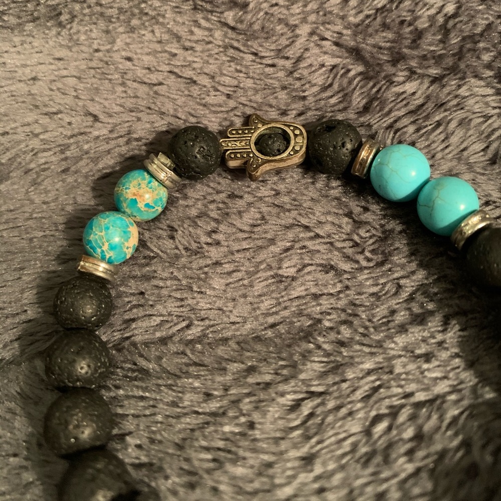 Beaded “Om” Bracelet